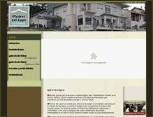 Tablet Screenshot of piedrasdellago.com.ar